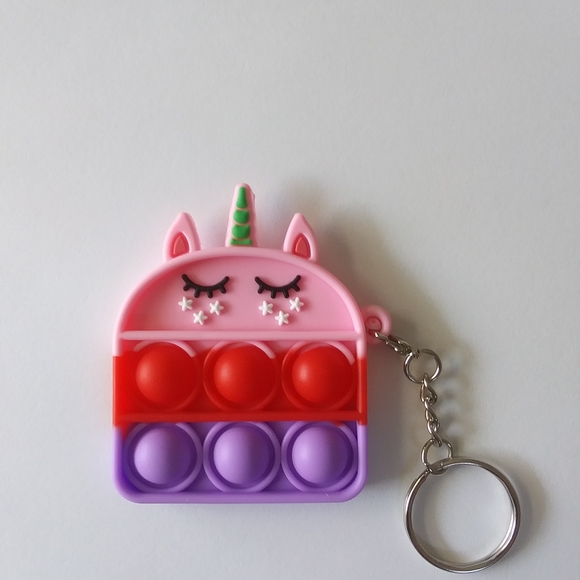 Fidget Keychain (Unicorn) - Picture 2 of 4
